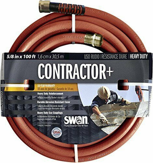 Swan ContractorPLUS Commercial  5/8 in. x 100 ft. Heavy-Duty Hose