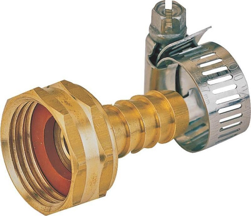 Orgill, Inc. - Mintcraft Female End Brass Hose Repair 5/8" to 3/4"