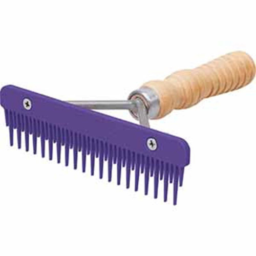 Weaver Leather Mini Fluffer Comb - Purple