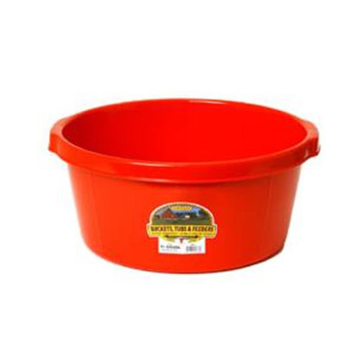 Miller Mfg. - 6 1 2-Gallon Plastic All Purpose Tub - Red