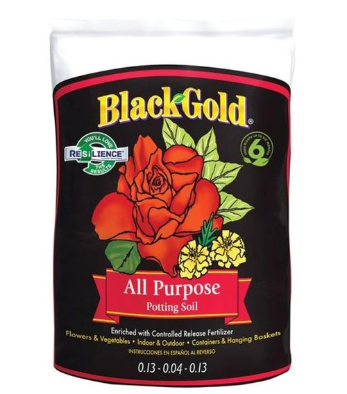 Black Gold All Purpose Potting Soil with Fertilizer - 2 Cu Ft.