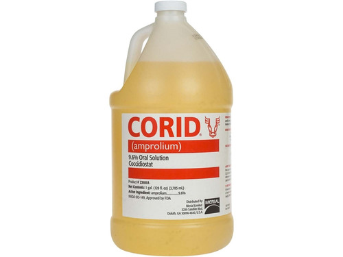 Corid 9.6% Oral Solution (Amprolium) - 1 Gallon