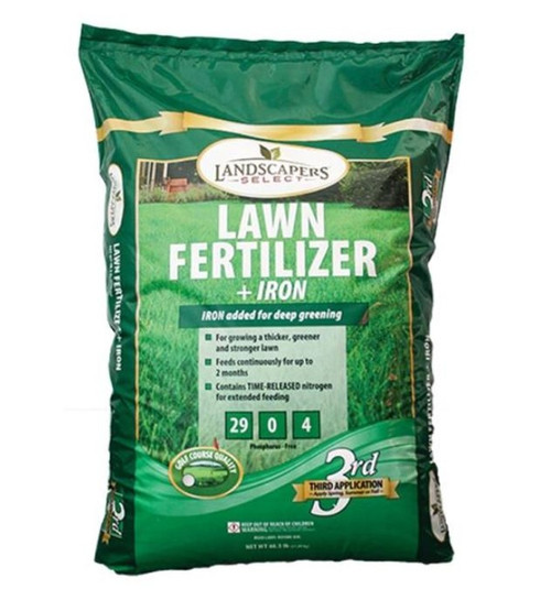 Landscaper's Select Slow-Release Lawn Fertilizer + Iron 5M - 16 lb.