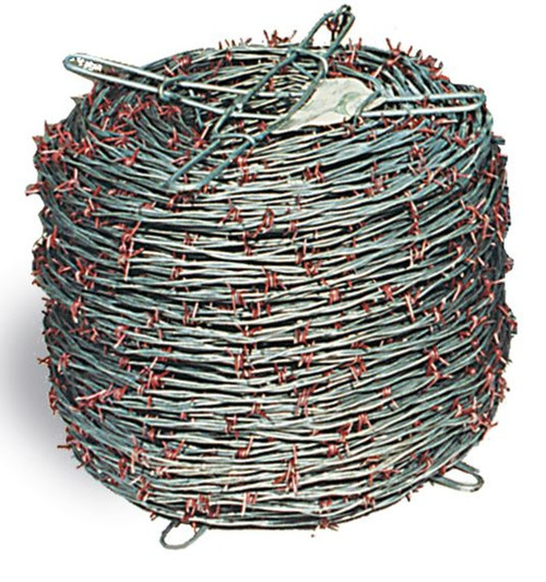 Hutchison Red Brand 2PT 4" 12GA Barbed Wire - 1320'