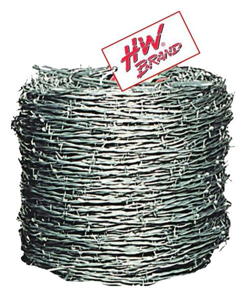 Huchison Western 2 Pt Barbed 4" Class 1 12.5 Gauge Barbed Wire
