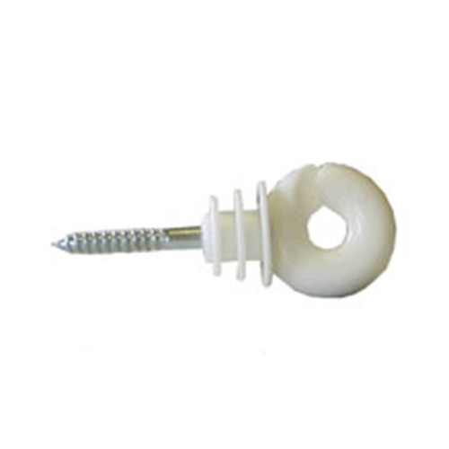 Gallagher Screwing Ring Insulator - White