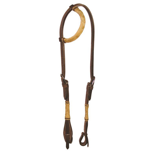 Buffalo Leather - Headstall 1 Ear Rawhide 