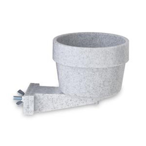 Miller Manufacturing 10-Ounce Quick Lock Cage Crock - Gray