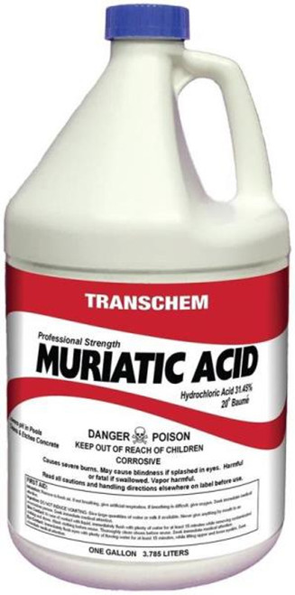 Transchem Sunbelt 1 Gallon Muriatic Acid