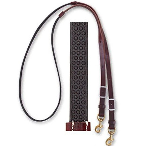 Classic Equine 3/4 Biothane Horse Barrel Reins With Latigo Leath