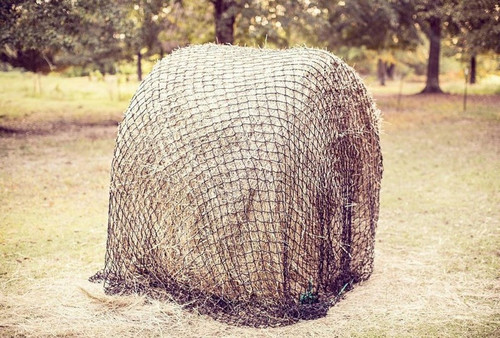 Texas HayNet Round Bale Slow Feed Hay Net