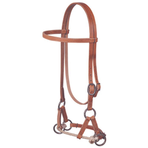Weaver Leather -  Harness Leather Side Pull, Single Rope