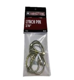 Harvest King 3/16 inch x 1 inch Standard Lynch Pin - 2 Pack