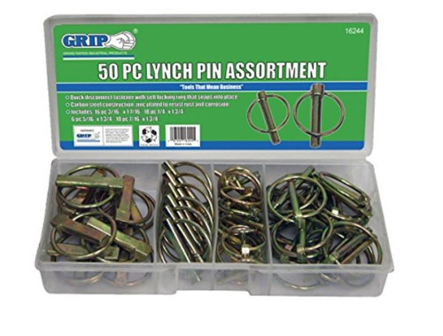 Grip 50-Piece Lynch Pin Assortment