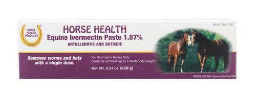 Horse Health Equine Ivermectin Single Dose Paste