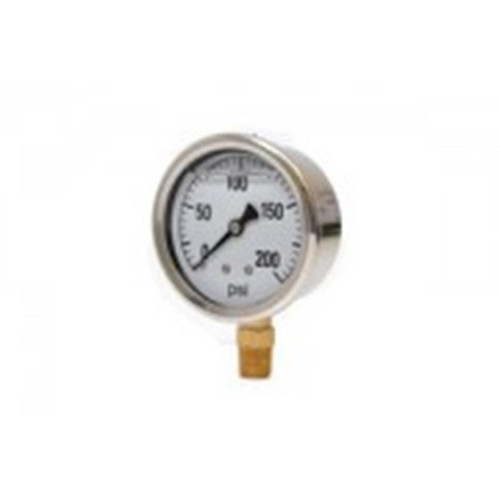 Valley Industries Pressure Gauge 200PSI Liquid SS