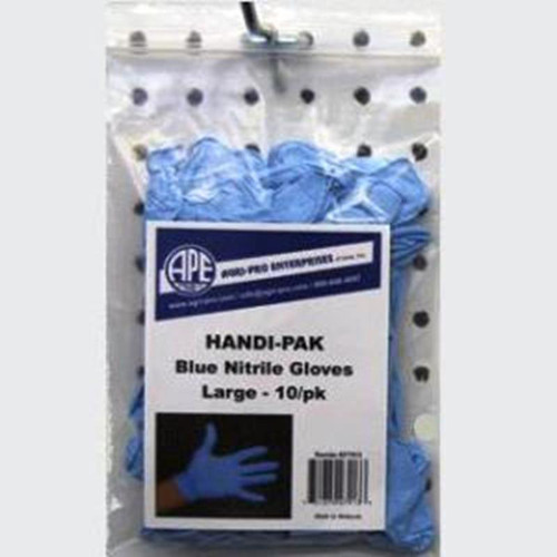 Agri-Pro - 10 Hand I-Pak Large Nitrile Disposable Gloves