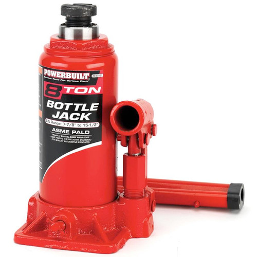 Alltrade- 8 Ton Heavy Duty Bottle Jack- Red