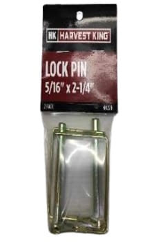 Harvest King 5/16 inch x 2 1/4 inch Square PTO Lock Pin - 2 Pack