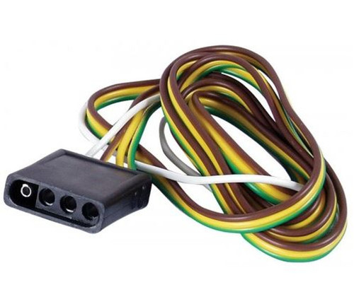 Uriah Products - 4 Pole Female Flat Vehicle End Wire Connector