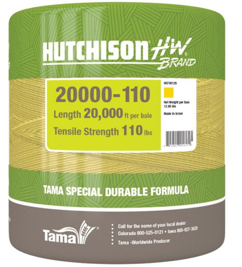 Hutchison Western 110 Pound Bailing Twine - 20000 ft.