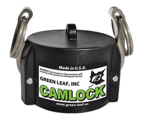 Green Leaf Gator Lock 3" Male Adapter Cap