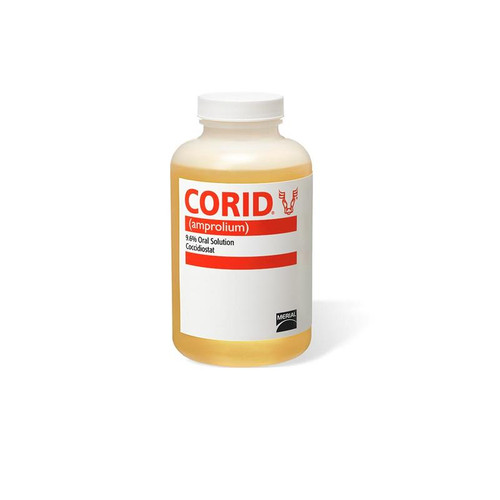 Animal Health Corid 9.6% Oral Solution (Amprolium)- 16oz