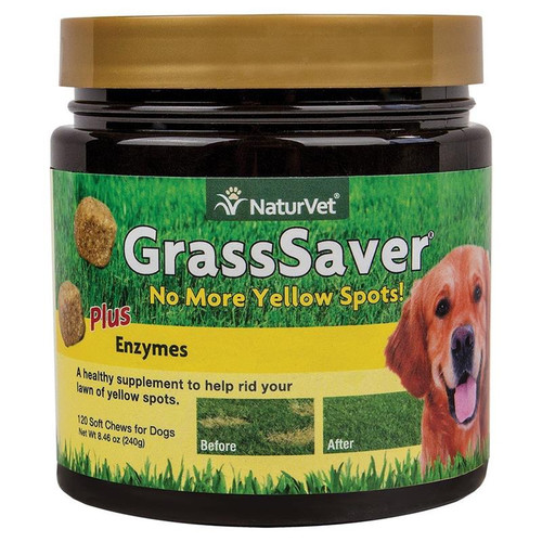 Naturvet GrassSaver Soft Chew- 120 Count