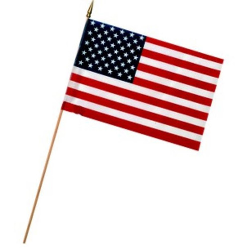 Valley Forge US Stick Flags - 8" x 12"