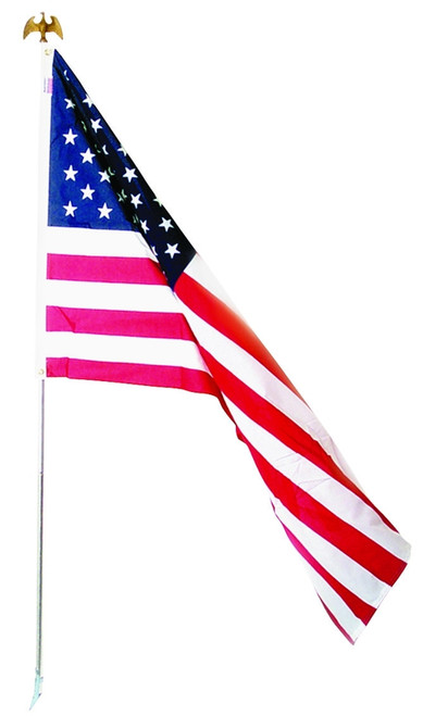 Valley Forge AA-US1-1 Traditional Polycotton American Flag With Steel Pole