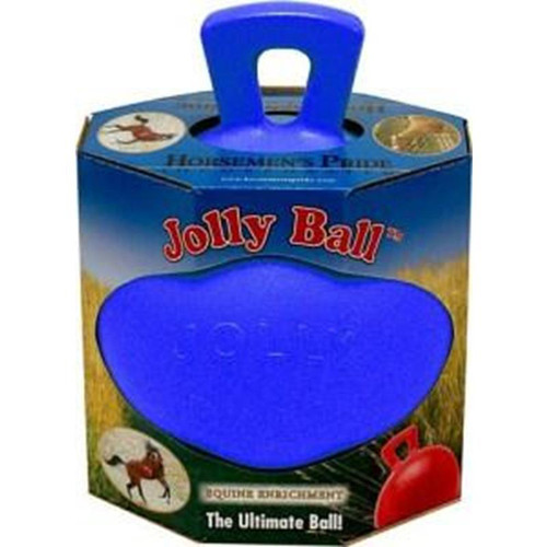Jolly Pets - Horse Jolly Ball 10 inch - Blue