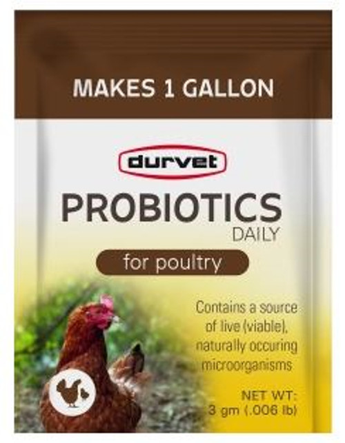Durvet Probiotics Daily Single Serve 3 GM