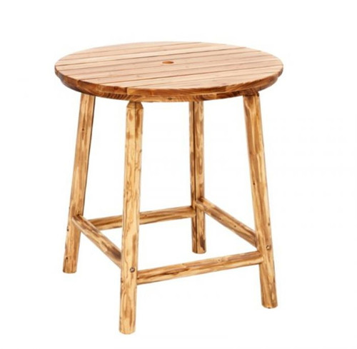 Jack Post Northwoods Log Bar Table