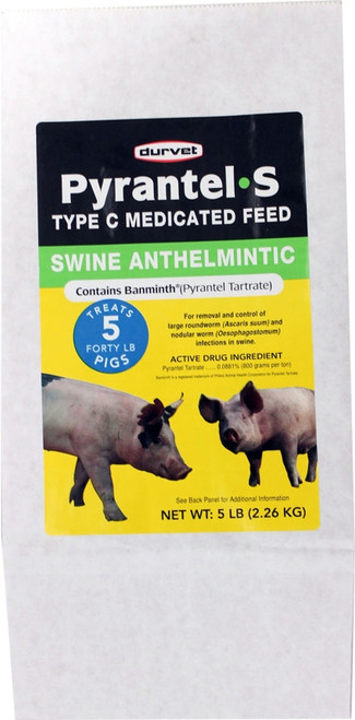 Durvet Pyrantel-S Swine Anthelmintic - 5 lb.