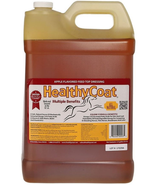 HealthyCoat Equine Apple Flavored Top Dressing - 2.5 Gallon