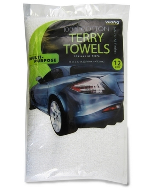 Warren Distribution - Viking Terry Towels - 12 pack