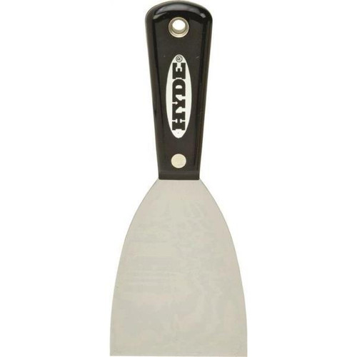 Hyde  3in Black and Silver Stiff Chisel Wall Scraper