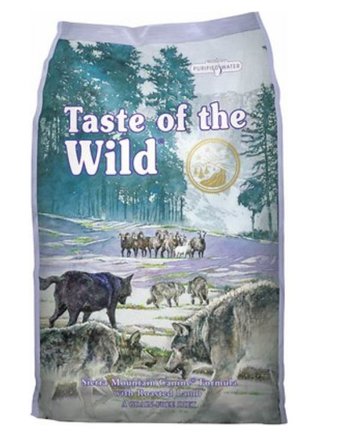 Taste of the Wild Sierra Mountain Grain-Free Dry Dog Food - 28 l