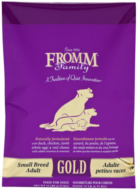 Fromm Small Breed Adult Gold Dog Food 15LBS
