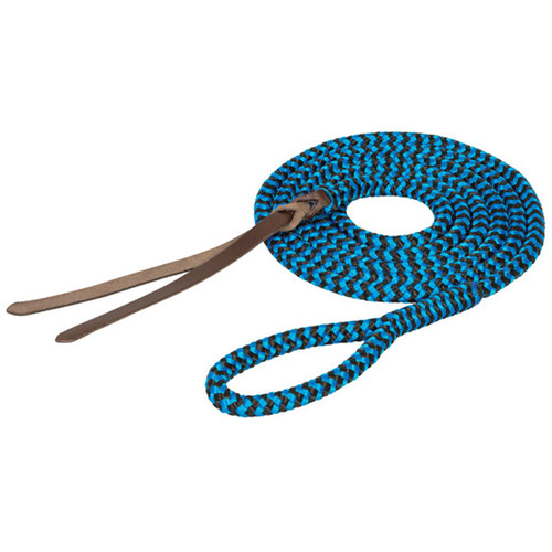 Weaver Leather- Braided Nylon Lead Blue & Black