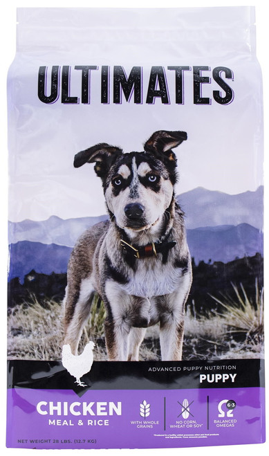 Ultimates Advanced Puppy Chicken Meal and Rice Dry Dog Food 28LBS