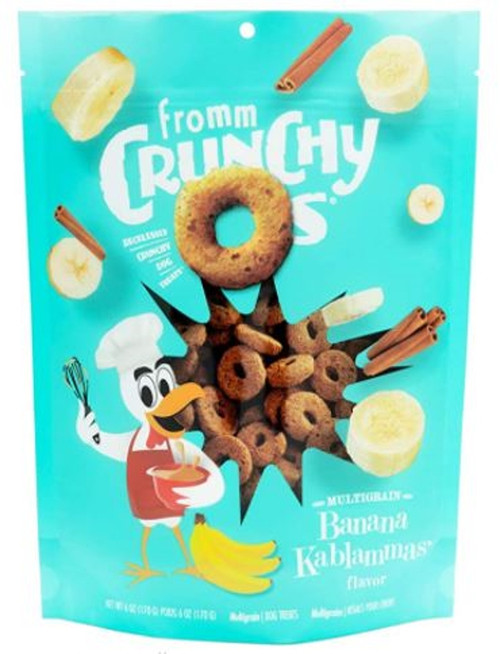 Fromm Crunchy O's Banana Kablammas 6oz Dog Treats