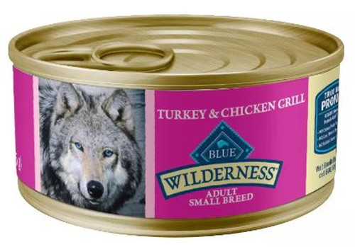 Blue Buffalo Wilderness Grain Free Turkey & Chicken Small Breed Wet Dog Food - 5.5oz Can