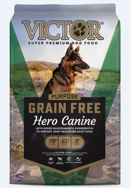 Victor Hero Grain-Free Dry Dog Food - 30 lb. Bag