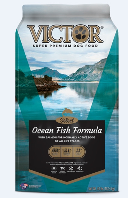 Victor Ocean Fish Formula with Alaskan Salmon - 40 lb. Bag