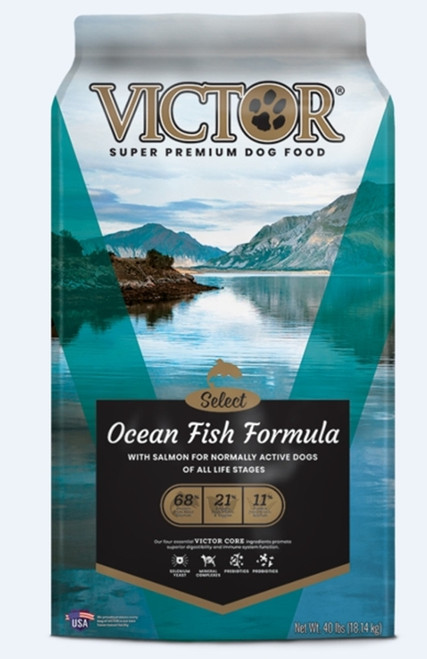 Victor Select Ocean Fish Formula with Salmon 40LBS