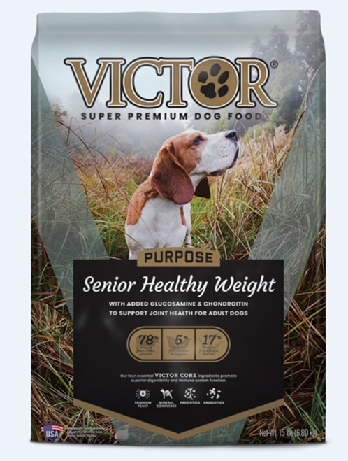 Victor Select Senior Healthy Weight Dog Food- 15 lb. Bag
