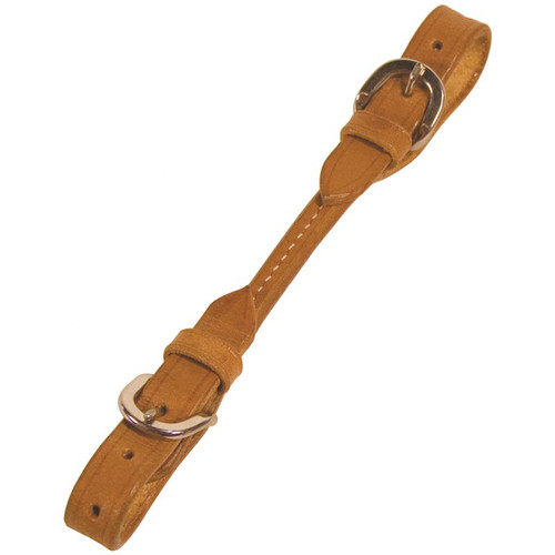Buffalo Leather - Curb Strap with Stainless Buckle 
