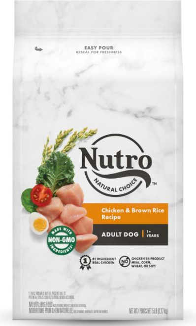 Nutro Wholesome Essentials Chicken and Brown Rice with Sweet Potato Dog Food 5LBS