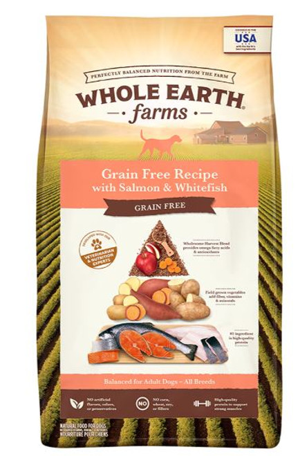 Whole Earth Grain Free Salmon and Whitefish 4LBS